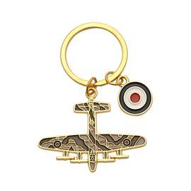 RAF Enamel Keyring - Lancaster