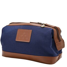 RAF Canvas & Faux Leather Washbag - Red Arrows