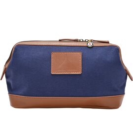 RAF Canvas & Faux Leather Washbag - Vulcan