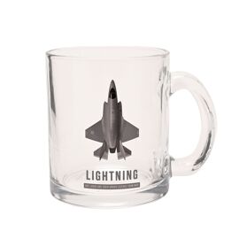 RAF Glass Mug 10oz - F35B Lightning