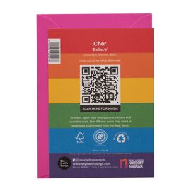 **MULTI 6** Say It With Songs Greeting Card - Believe - Cher