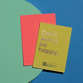 **MULTI 6** Say It With Songs Greeting Card - Don't Worry Be Happy - Bobby McFerrin