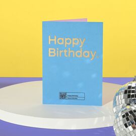 **MULTI 6** Say It With Songs Greeting Card - Happy Birthday - Stevie Wonder