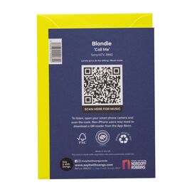 **MULTI 6** Say It With Songs Greeting Card - Call Me - Blondie