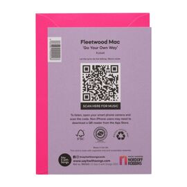 **MULTI 6** Say It With Songs Greeting Card - Go Your Own Way - Fleetwood Mac