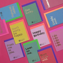 **MULTI 6** Say It With Songs Greeting Card - Get Lucky - Daft Punk