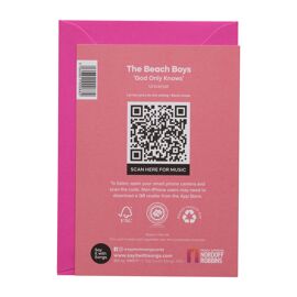 **MULTI 6** Say It With Songs Greeting Card - God Only Knows - The Beach Boys