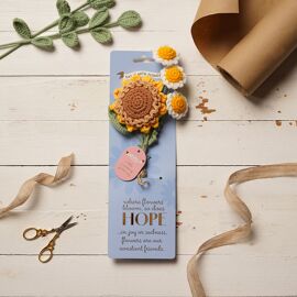 **MULTI 6** Say it with Flowers Crochet Sunflower Bundle - Hope