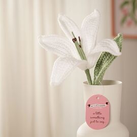 **MULTI 12** Say it with Flowers Crochet Lily 35cms