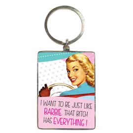 **MULTI 6** She Who Must be Obeyed Keyring Just like Barbie