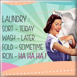 **MULTI 2** She Who Must Be Obeyed Magnet Laundry: Sort - Today Wash - Later
