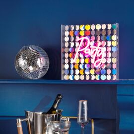 Signography Neon Collection Wall or Mantel Sign - Party