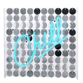 Signography Neon Collection Wall or Mantel Sign - Chill