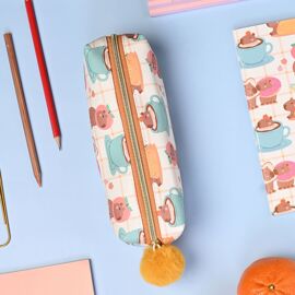 The Feel Good Club Capybara Soft Pencil Case