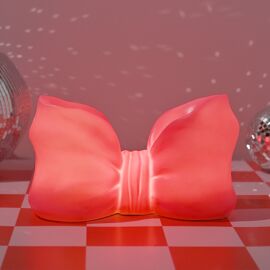 The Feel Good Club Hot Pink Bow Shaped Novelty USB Lamp