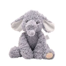 Ethel The Plush Sitting Grey Elephant 22 cm