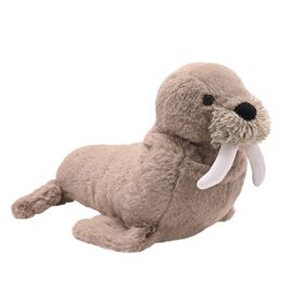 Walter The Plush Brown Walrus Glow In The Dark Teeth 30 cm