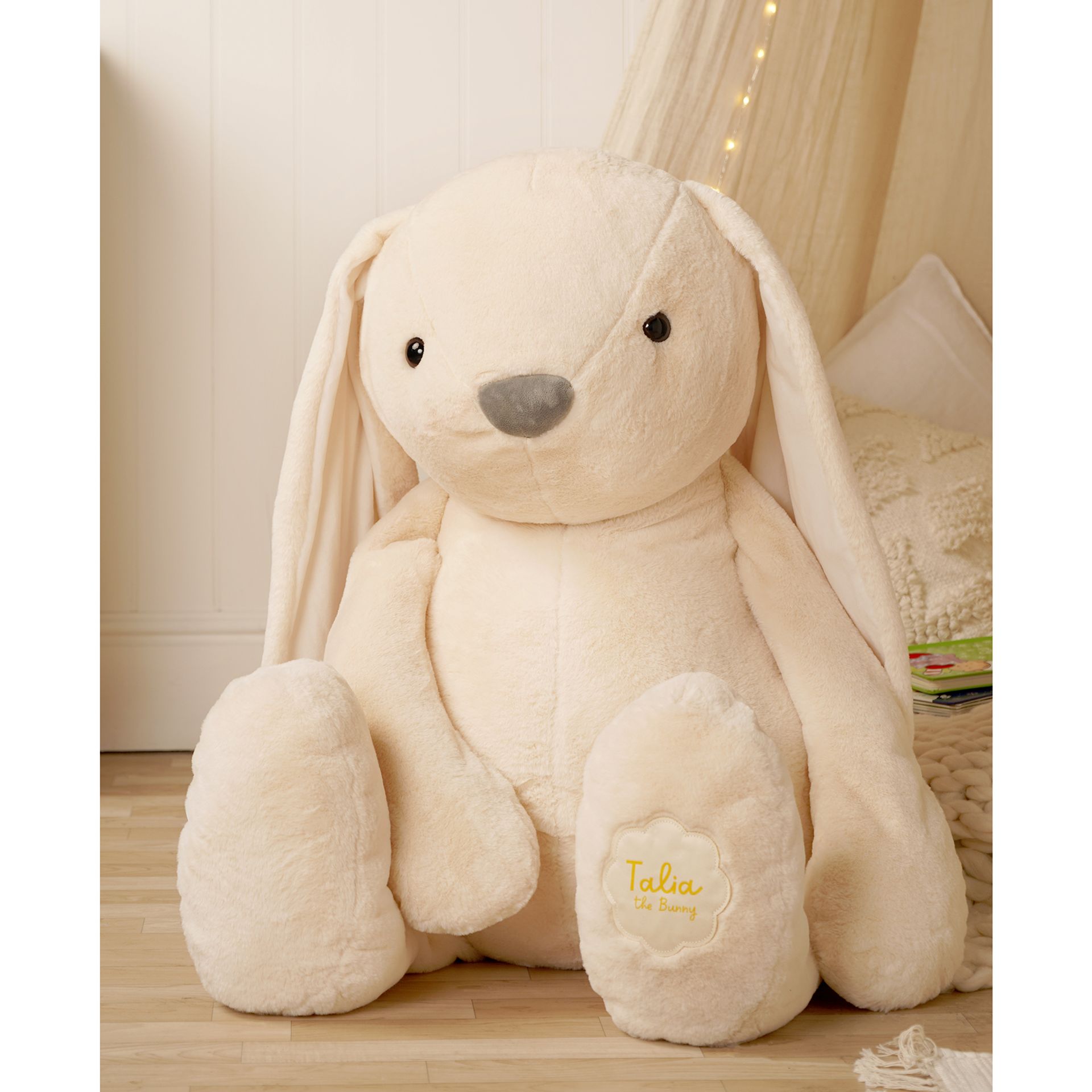 Talia The Plush Cream Giant Bunny | Widdop and Co.
