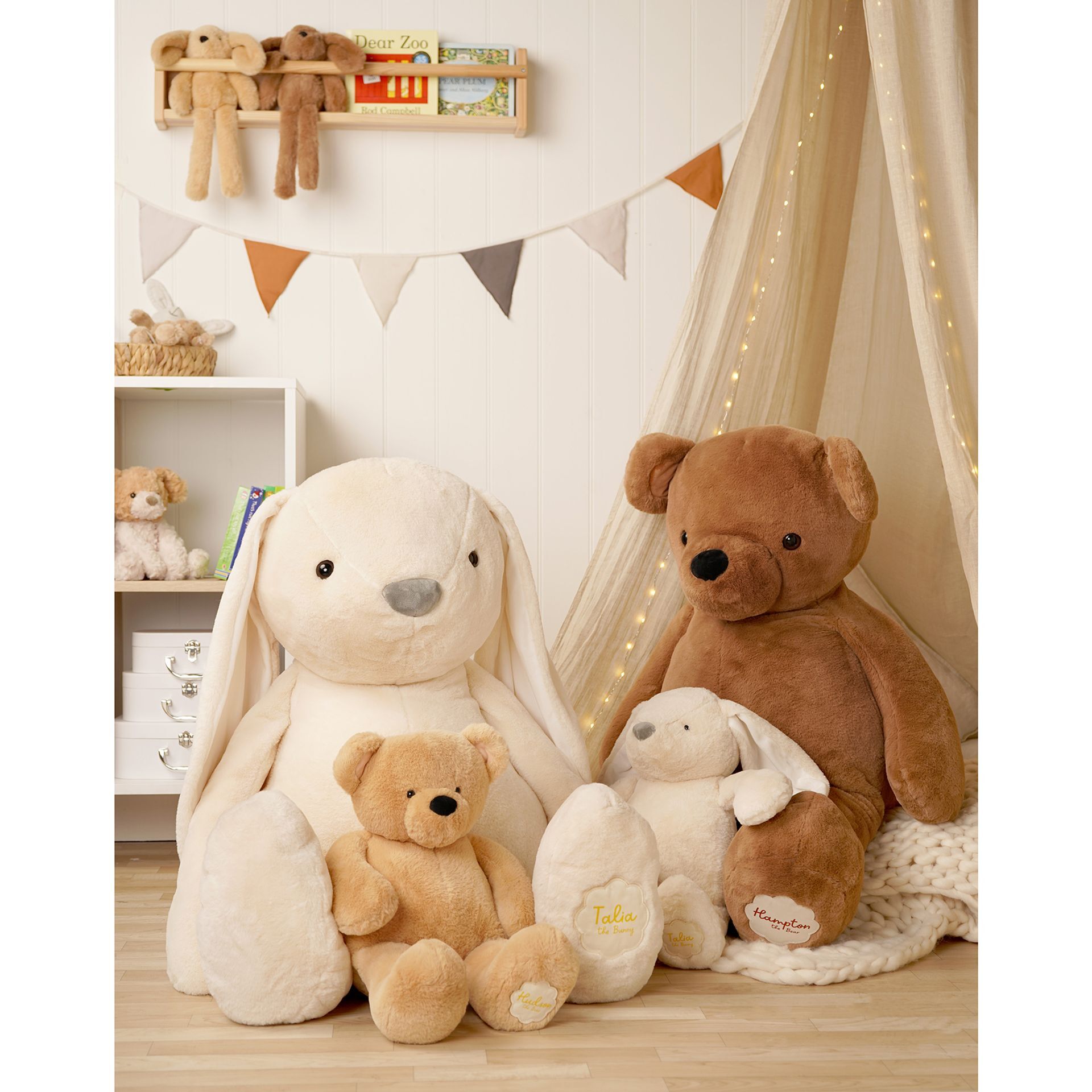 Talia The Plush Cream Giant Bunny | Widdop and Co.