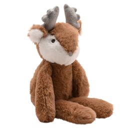 Comet The Plush Long Leg Dark Brown Reindeer 30cm