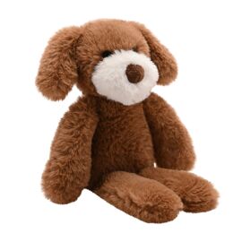 Coco The Plush Long Leg Dark Brown Puppy 30cm