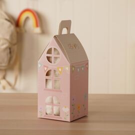 **MULTI 6** Softies Pink House Box - Medium 10.5cm
