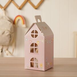 **MULTI 6** Softies Pink  House Box - Large 12.5cm
