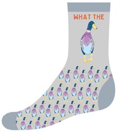 **MULTI 3** Socks What the Duck - Size 8-11