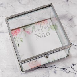 Sophia Glass Trinket Box - Loveliest Nan