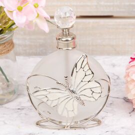 Sophia Glass & Wire Perfume Bottle with Butterfly