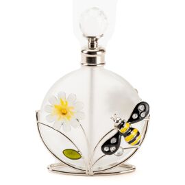 Sophia Classic Glass & Wire Bumble Bee Perfume Bottle