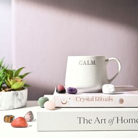 Serenity De-Bossed Mug "Calm"