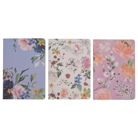 **MULTI 6** Sophia Floral Set of 3 A5 Notebooks
