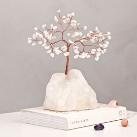 Gemstone Tree - White Jade