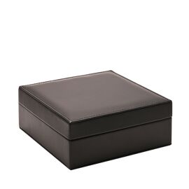 Black Square Jewellery Box with Lift Up Lid