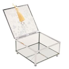 Sophia Glass Trinket Box - Bee