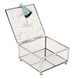Sophia Glass Trinket Box - Dragonfly