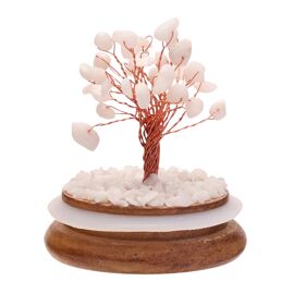 Gemstone Dome Tree - White Jade