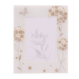 Sophia Glitter Butterfly Photo Frame 5" x 7"