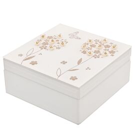 Sophia Glitter Butterfly Jewellery Box