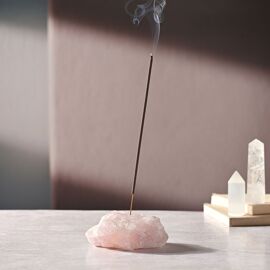 Serenity Incense Holder - Rose Quartz