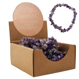 **MULTI 25** Serenity Crystal Bracelet - Amethyst