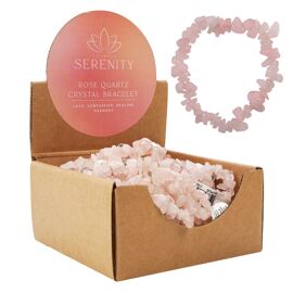 **MULTI 25** Serenity Crystal Bracelet - Rose Quartz