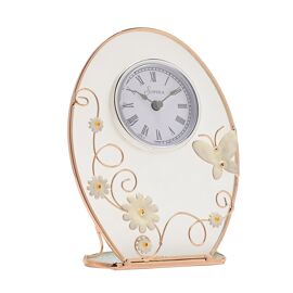 Sophia Classic Champagne Meadow Mantel Clock