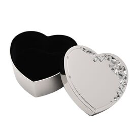 Sophia Classic Crystal Cluster Heart Trinket Box