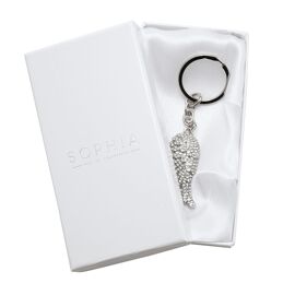 Sophia Classic Crystal Wing Keyring