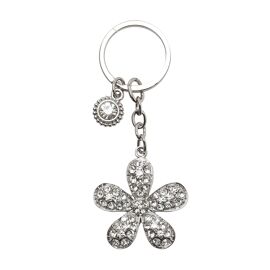 Sophia Classic Crystal Flower Keyring