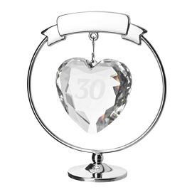 Crystocraft Freestand Crystal Heart  - 30