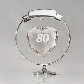 Crystocraft Freestand Crystal Heart  - 80
