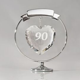 Crystocraft Freestand Crystal Heart  - 90